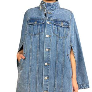 Zara Denim Cape